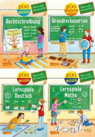 Kniha Pixi Wissen: Pixi Wissen 4er-Set: Basiswissen Grundschule (4x1 Exemplar) Eva Bade