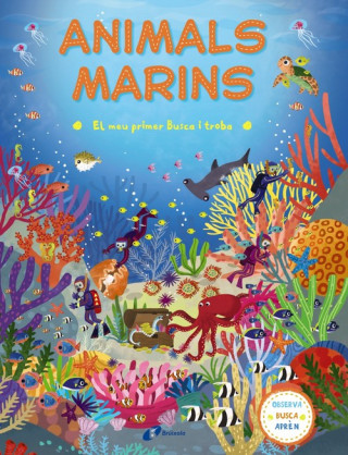 Kniha El meu primer Busca i troba. Animals marins 