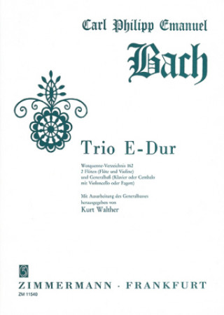 Printed items Trio E-Dur Kurt Walther