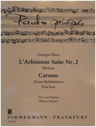 Tiskovina Menuett aus L'Arlésienne-Suite Nr. 2 Georges Bizet