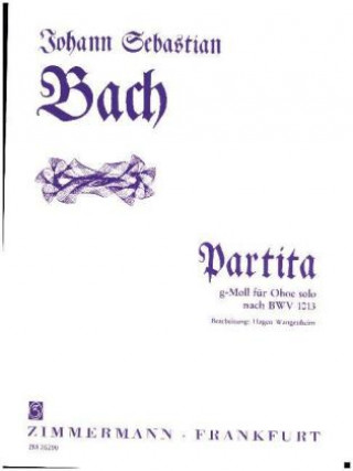 Materiale tipărite Partita g-Moll, Oboe Johann Sebastian Bach