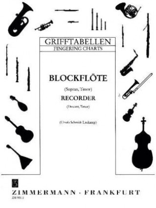 Kniha Grifftabelle für Blockflöte (Sopran, Tenor) Ursula Schmidt-Laukamp