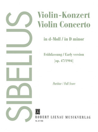 Nyomtatványok Violin-Konzert d-Moll Jean Sibelius