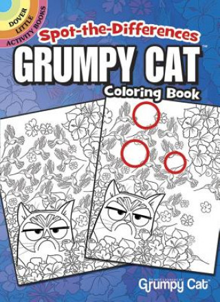 Kniha Spot-the-Differences Grumpy Cat Coloring Book John Kurtz