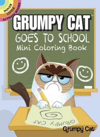 Kniha Grumpy Cat Goes to School Mini Coloring Book John Kurtz
