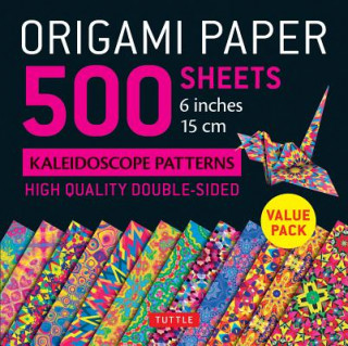 Naptár/Határidőnapló Origami Paper 500 sheets Kaleidoscope Patterns 6" (15 cm) Tuttle Publishing