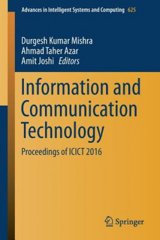 Książka Information and Communication Technology Ahmad Taher Azar