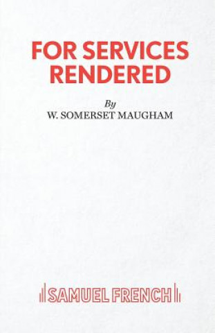 Книга For Services Rendered W Somerset Maugham