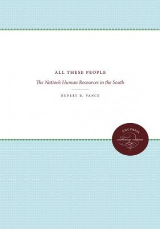 Kniha All These People Rupert B. Vance