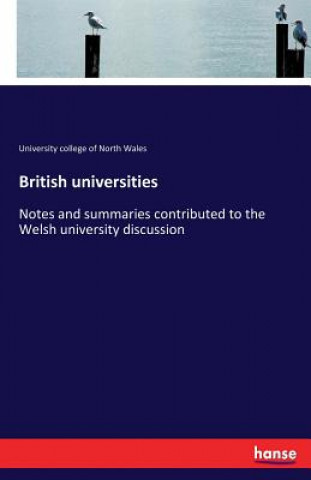 Carte British universities University college of North Wales