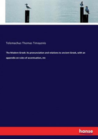 Carte Modern Greek Telemachus Thomas Timayenis
