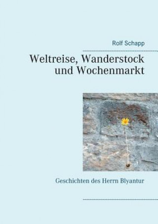 Książka Weltreise, Wanderstock und Wochenmarkt Rolf Schapp