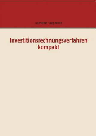 Книга Investitionsrechnungsverfahren kompakt Lutz Völker