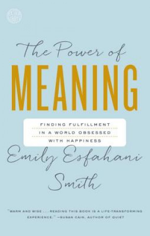 Kniha Power of Meaning Emily Esfahani Smith