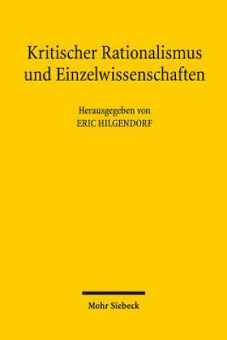 Kniha Kritischer Rationalismus und Einzelwissenschaften Eric Hilgendorf
