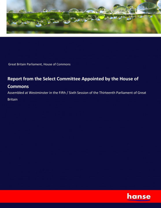 Könyv Report from the Select Committee Appointed by the House of Commons Great Britain Parliament