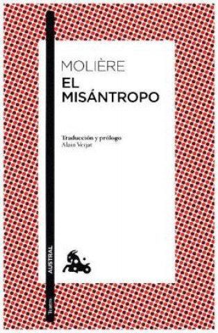 Kniha El misántropo MOLIERE