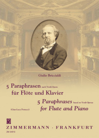 Carte 5 Paraphrasen nach Verdi-Opern Giulio Briccialdi