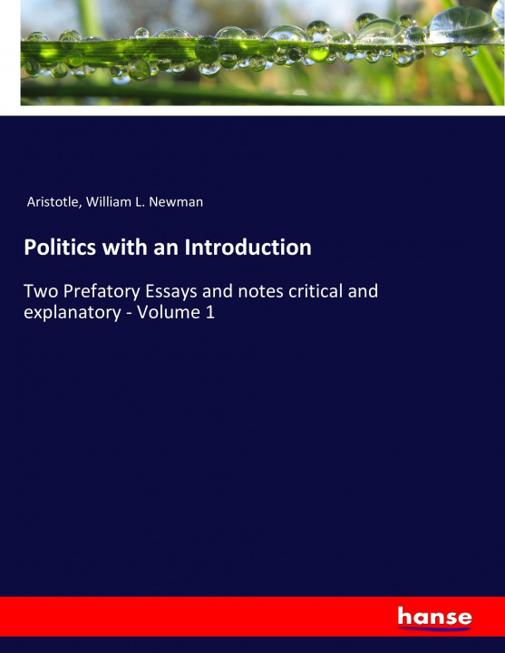 Knjiga Politics with an Introduction Aristotle