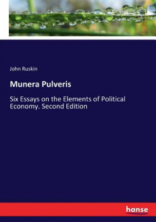 Книга Munera Pulveris John Ruskin