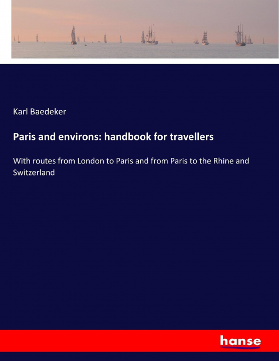 Książka Paris and environs Karl Baedeker