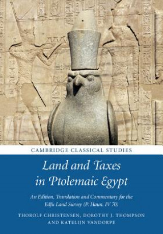 Kniha Land and Taxes in Ptolemaic Egypt Thorolf Christensen