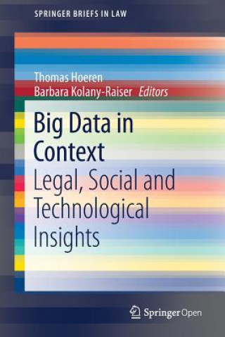 Libro Big Data in Context Thomas Hoeren