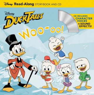 Carte DuckTales: Woo-oo! Read-Along Storybook and CD Disney Book Group