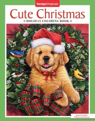 Knjiga Cute Christmas Holiday Coloring Book Jenny Newland