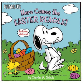 Livre Here Comes the Easter Beagle! [With Sheet of Stickers] Charles M. Schulz