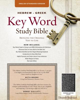 Kniha The Hebrew-Greek Key Word Study Bible: ESV Edition, Black Bonded Leather Indexed Spiros Zodhiates