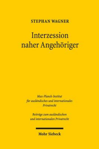 Kniha Interzession naher Angehoeriger Stephan Wagner