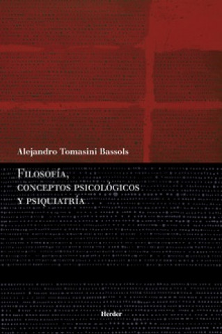 Kniha Filosofía, conceptos psicológicos y psiquiatría 