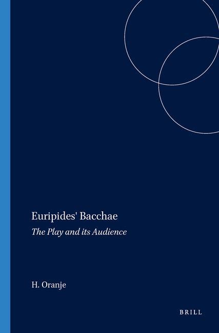 Carte Euripides' "Bacchae" Hans Oranje