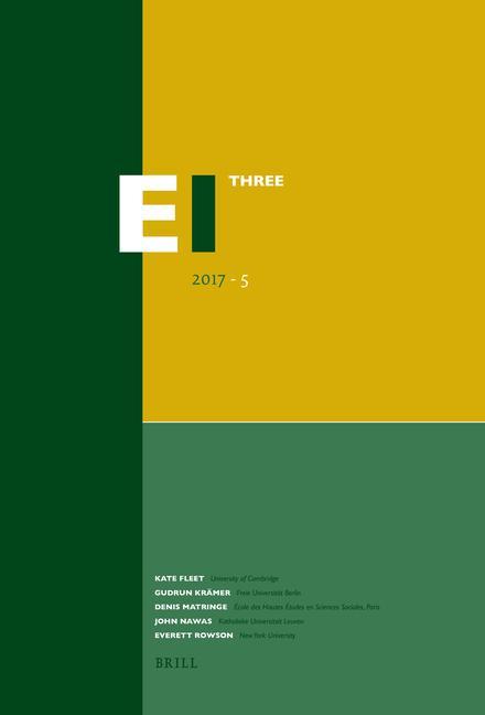 Carte Encyclopaedia of Islam - Three 2017-5 Kate Fleet