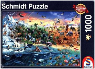 Játék Die Welt der Tiere (Puzzle) 