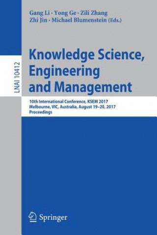 Buch Knowledge Science, Engineering and Management Gang Li