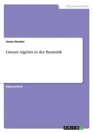 Carte Lineare Algebra in der Baustatik Jonas Stecher