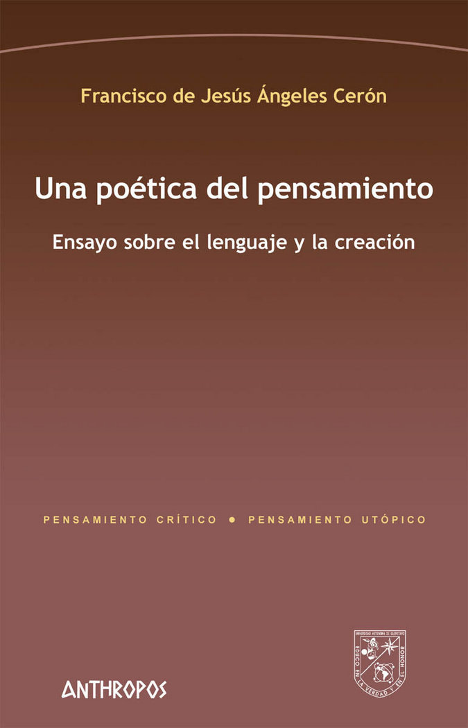 Livre UNA POÉTICA DEL PENSAMIENTO 