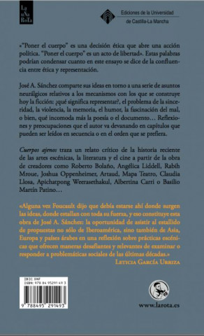 Kniha Cuerpos ajenos JOSE A. SANCHEZ