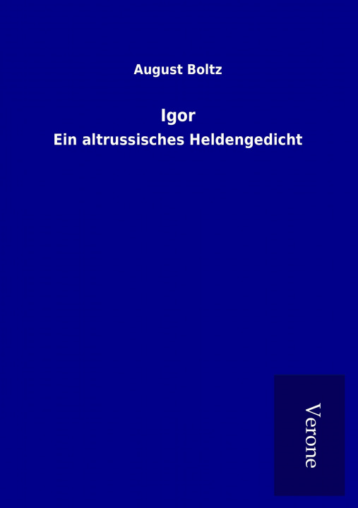 Buch Igor August Boltz