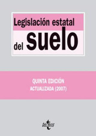 Könyv Legislación estatal del suelo 