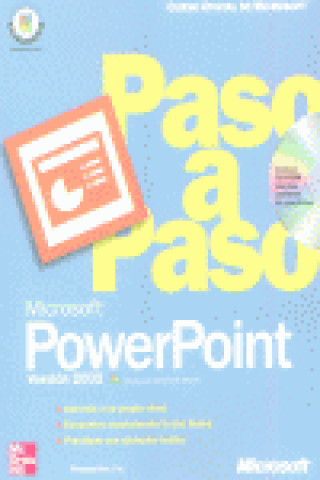 Kniha Microsoft Power Point versión 2002, paso a paso 