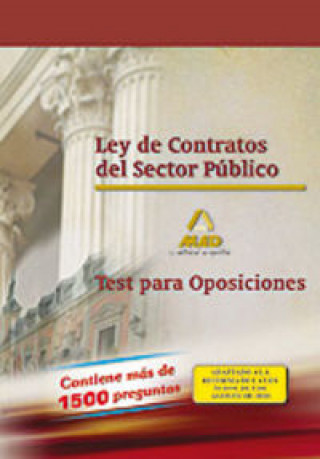 Kniha Ley de Contratos del Sector Público. Test para Oposiciones 