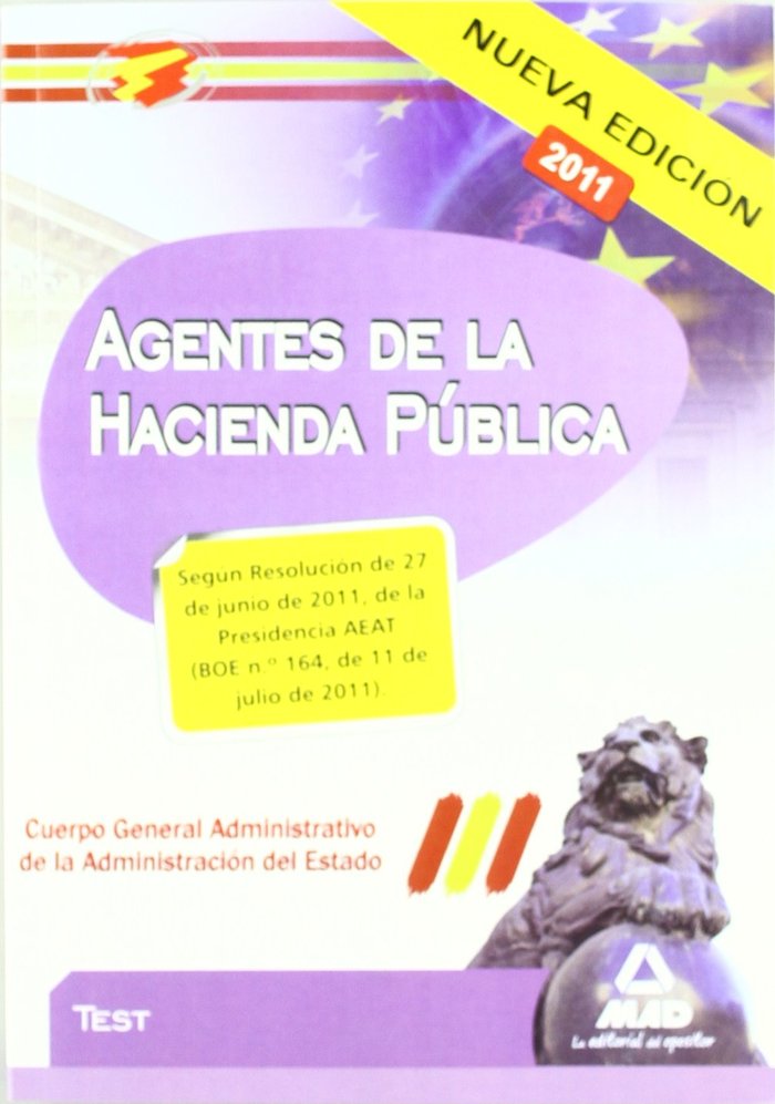 Książka Agentes de la Hacienda Pública, Cuerpo General Administrativo, Administración del Estado. Test Fernando . . . [et al. ] Martos Navarro