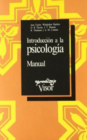 Kniha Introducción a la psicología : manual Ann . . . [et al. ] Taylor