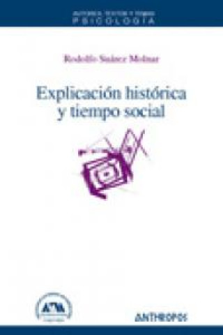 Książka Explicación histórica y tiempo social Rodolfo Suárez Molnar