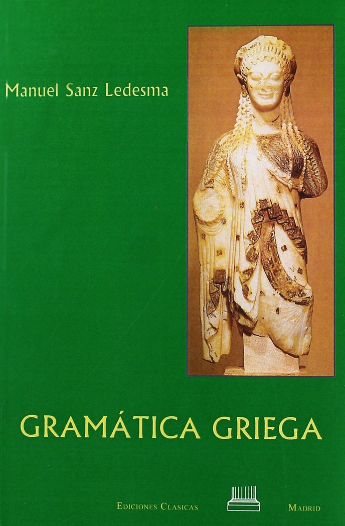 Kniha Gramática griega Manuel Sanz Ledesma