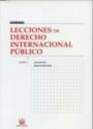 Książka Lecciones de derecho internacional público Mireya Castillo Daudí