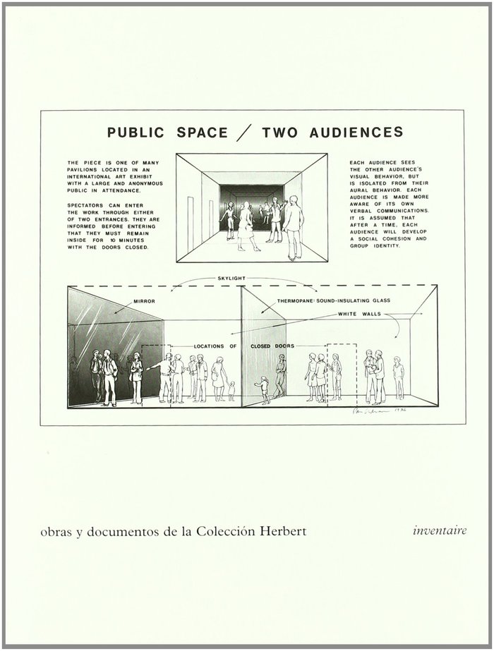 Kniha Public space / Two audiences : obras y documentos de la colección Herbert. Inventaire Diedrich Diederichsen